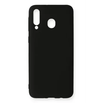 Newface Samsung Galaxy M30 Kılıf First Silikon - Siyah