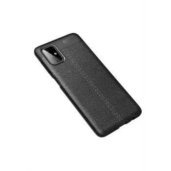Newface Samsung Galaxy M51 Kılıf Auto Focus Kapak - Siyah