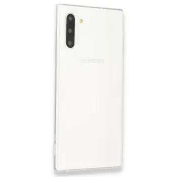 Newface Samsung Galaxy Note 10 Kılıf Lüx Şeffaf Silikon
