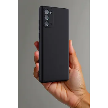 Newface Samsung Galaxy Note 20 Kılıf First Silikon - Mürdüm