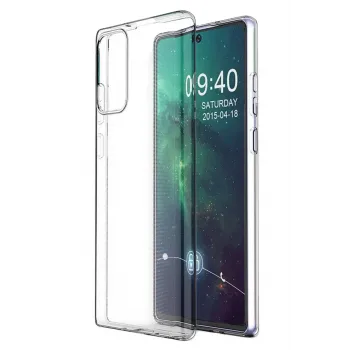 Newface Samsung Galaxy Note 20 Kılıf Lüx Şeffaf Silikon