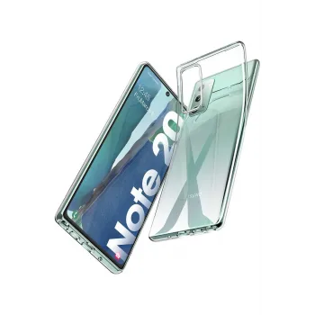 Newface Samsung Galaxy Note 20 Kılıf Lüx Şeffaf Silikon