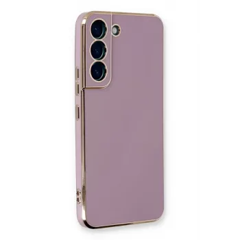 Newface Samsung Galaxy S22 Plus Kılıf Volet Silikon - Mor