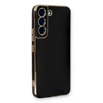 Newface Samsung Galaxy S22 Plus Kılıf Volet Silikon - Siyah