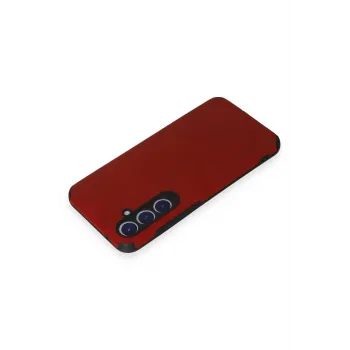 Newface Samsung Galaxy S23 FE Kılıf Loop Deri Silikon - Kırmızı