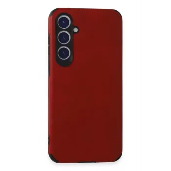 Newface Samsung Galaxy S23 FE Kılıf Loop Deri Silikon - Kırmızı