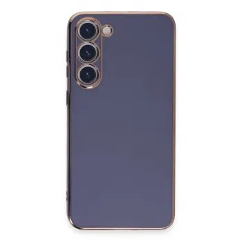 Newface Samsung Galaxy S23 Kılıf Volet Silikon - Mavi