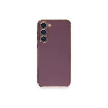 Newface Samsung Galaxy S23 Plus Kılıf Volet Silikon - Mor