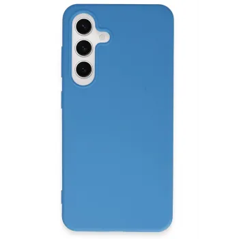 Newface Samsung Galaxy S24 Kılıf First Silikon - Mavi