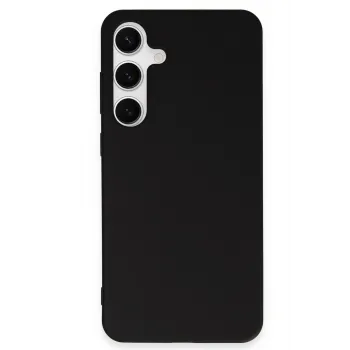 Newface Samsung Galaxy S24 Plus Kılıf First Silikon - Siyah