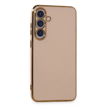 Newface Samsung Galaxy S24 Plus Kılıf Volet Silikon - Pembe