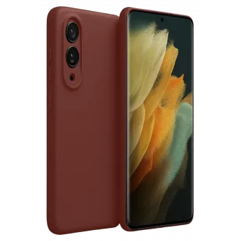 Newface Samsung Galaxy S25 Edge First Silikon - Bordo