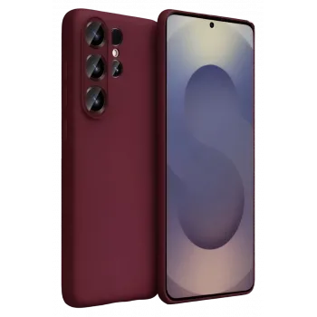 Newface Samsung Galaxy S26 Ultra First Silikon - Bordo