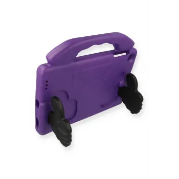 Newface Samsung Galaxy Tab A9 Kılıf Like Stantlı Tablet Silikon - Mor