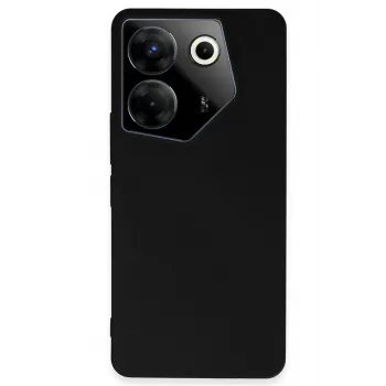 Newface Tecno Camon 20 Pro 5G Kılıf First Silikon - Siyah
