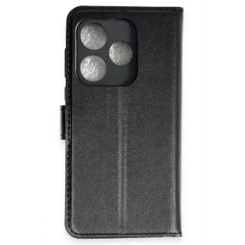 Newface Tecno Spark 10C Trend S Plus Kapaklı Kılıf - Siyah