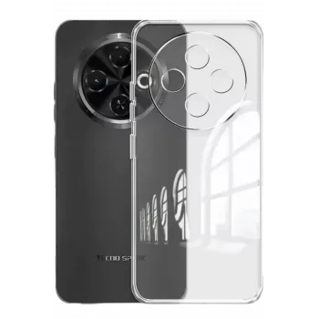 Newface Tecno Spark 30C Kılıf Lüx Şeffaf Silikon