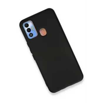 Newface Tecno Spark 7T Kılıf First Silikon - Siyah