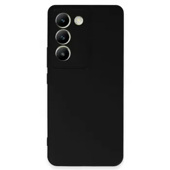 Newface Vivo V30 Lite 4G Kılıf First Silikon - Siyah