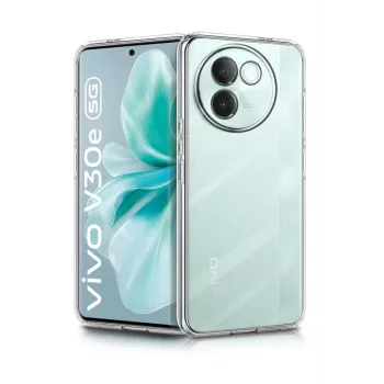 Newface Vivo V30e Kılıf Lüx Şeffaf Silikon
