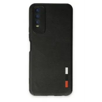 Newface Vivo Y11S Kılıf Loop Deri Silikon - Siyah