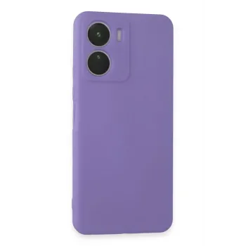 Newface Vivo Y16 Kılıf First Silikon - Lila