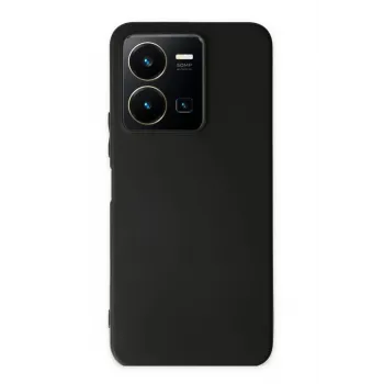 Newface Vivo Y35 Kılıf First Silikon - Siyah