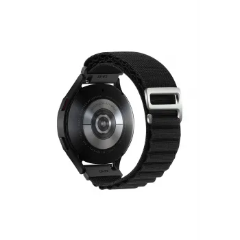 Newface Watch 20mm KR410 Kumaş Kordon - Siyah