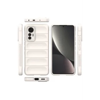 Newface Xiaomi Mi 12 Lite Kılıf Optimum Silikon - Krem
