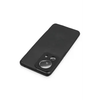 Newface Xiaomi Mi 13 Lite Kılıf Loop Deri Silikon - Siyah