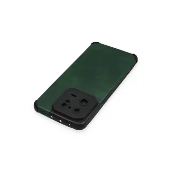 Newface Xiaomi Mi 13 Pro Kılıf Loop Deri Silikon - Yeşil