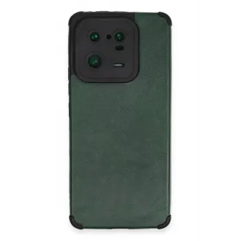 Newface Xiaomi Mi 13 Pro Kılıf Loop Deri Silikon - Yeşil