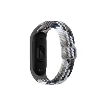 Newface Xiaomi Mi Band 4 Star Kordon - Gri-Siyah