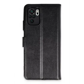 Newface Xiaomi Mi Note 10 Trend S Plus Kapaklı Kılıf - Siyah