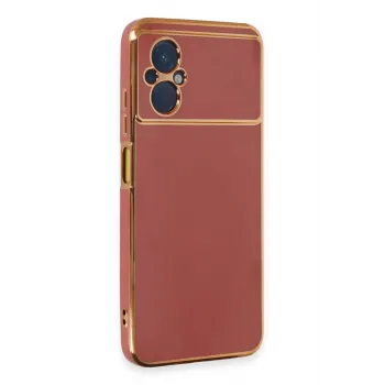 Newface Xiaomi Poco M5 Kılıf Volet Silikon - Kırmızı