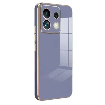 Newface Xiaomi Poco M6 Pro 4G Kılıf Volet Silikon - Mavi