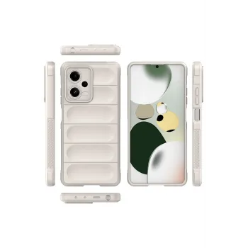 Newface Xiaomi Poco X5 5G Kılıf Optimum Silikon - Krem