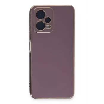 Newface Xiaomi Poco X5 5G Kılıf Volet Silikon - Mor
