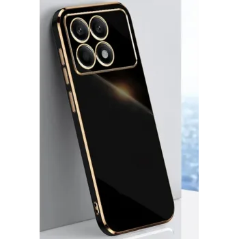 Newface Xiaomi Poco X6 Pro Kılıf Volet Silikon - Siyah