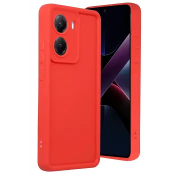 Newface Xiaomi Poco X7 Pro Viera Silikon - Kırmızı