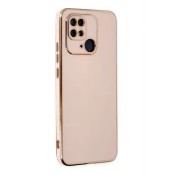 Newface Xiaomi Redmi 10C Kılıf Volet Silikon - Pembe