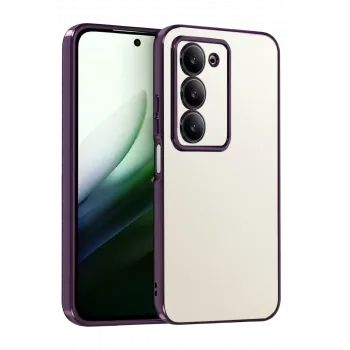 Newface Xiaomi Redmi 15 4G Razer Lensli Silikon - Mor