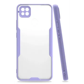 Newface Xiaomi Redmi 9C Kılıf Platin Silikon - Lila