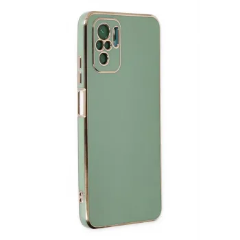 Newface Xiaomi Redmi Note 10 Kılıf Volet Silikon - Açık Yeşil