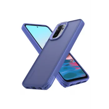 Newface Xiaomi Redmi Note 10 Pro Kılıf Elegant Kapak - Açık Mavi