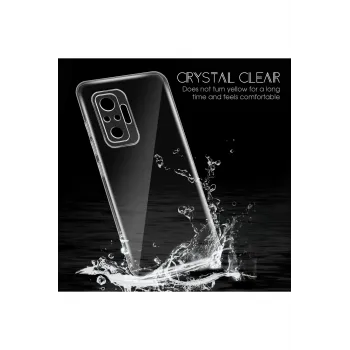 Newface Xiaomi Redmi Note 10 Pro Kılıf Lüx Şeffaf Silikon