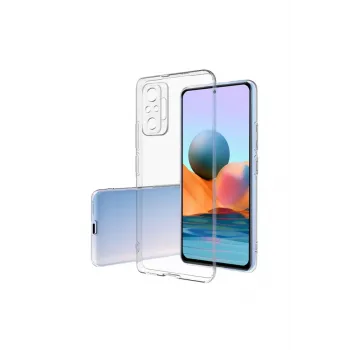 Newface Xiaomi Redmi Note 10 Pro Kılıf Lüx Şeffaf Silikon
