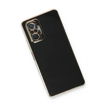 Newface Xiaomi Redmi Note 10 Pro Kılıf Volet Silikon - Siyah