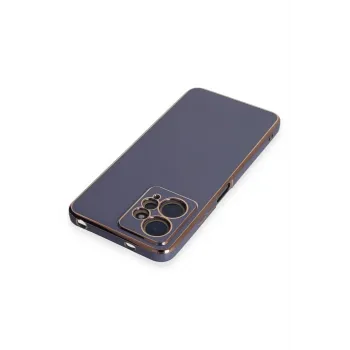 Newface Xiaomi Redmi Note 12 4G Kılıf Volet Silikon - Mavi