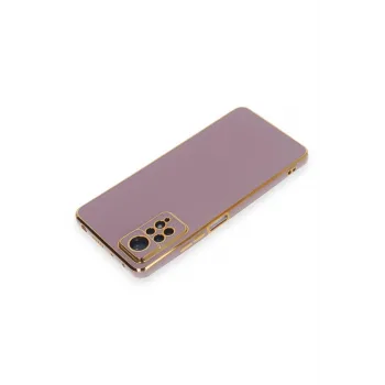 Newface Xiaomi Redmi Note 12 Pro 4G Kılıf Volet Silikon - Mor